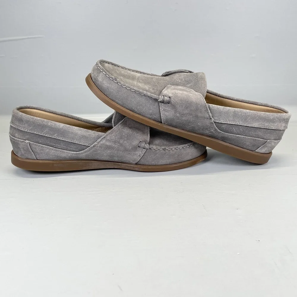 Sebago x Vane Campsides Loafers Mens Size 11.5 Gray Suede Slip On Casual Shoes